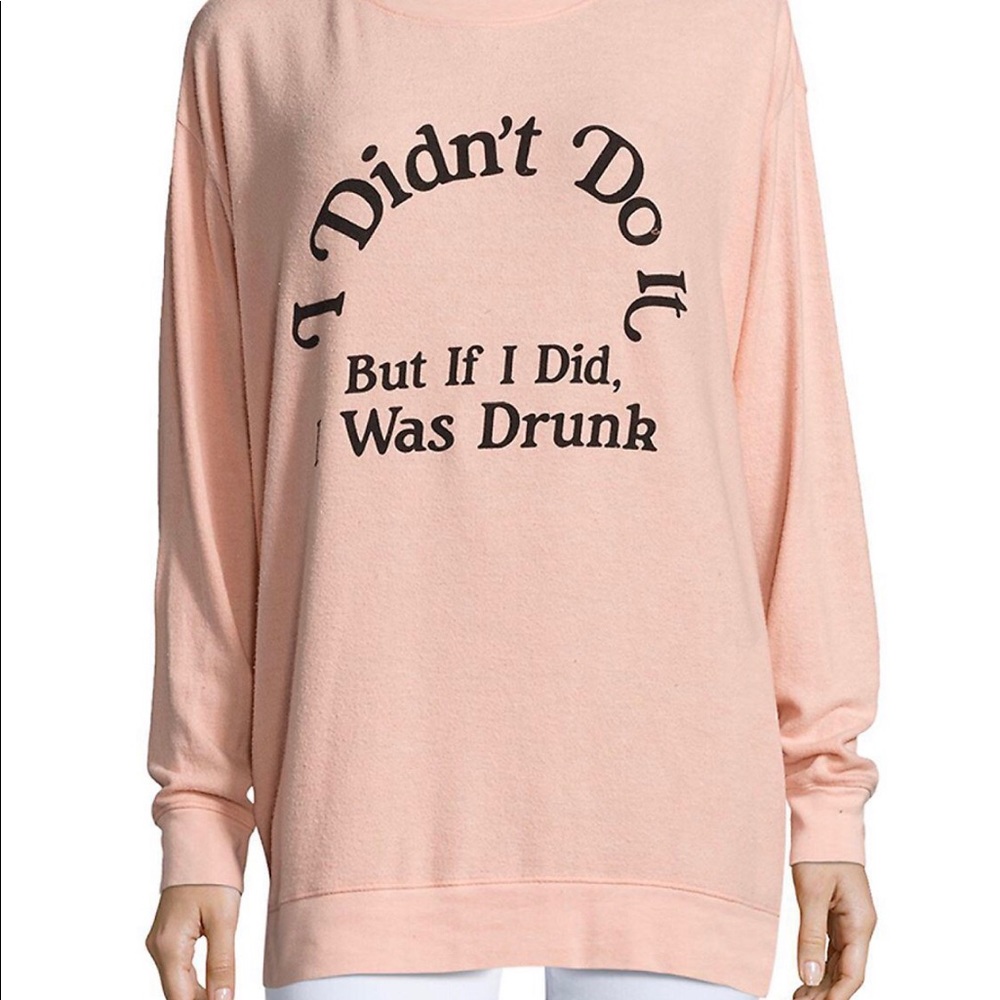 WILDFOX “I Didn’t Do It But...” Sweatshirt